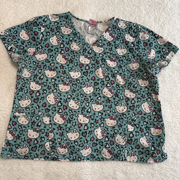 Hello Kitty scrub top - 3X - Picture 2 of 4